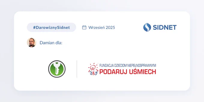 Logotypy projektów open-source i non-profit wspieranych przez software house Sidnet