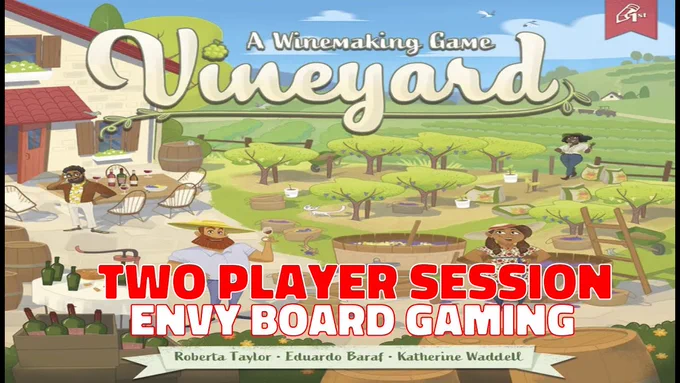 Vineyard Two Player Session from eNVy Board Gaming