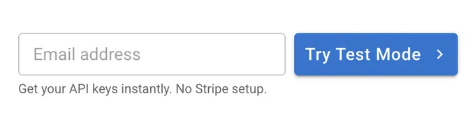 A simple form for getting the user's email address and sending them a magic link to sign-up or sign-in.