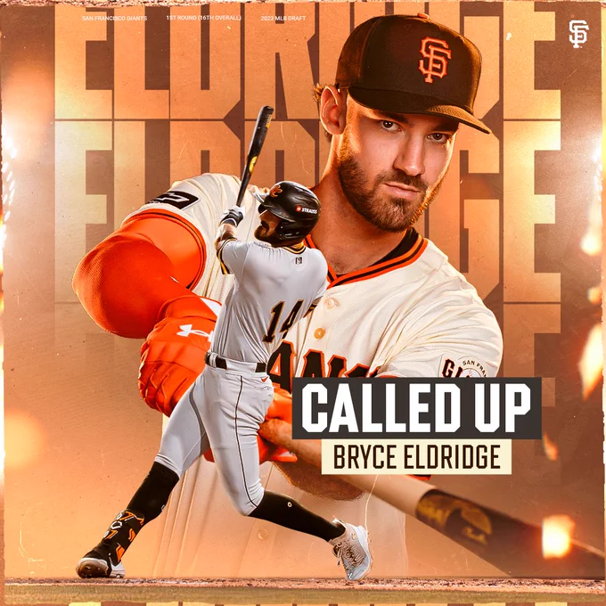 Called up graphic featuring Eldridge