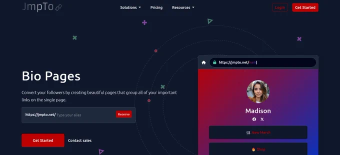  Bio Pages

Convert your followers by creating beautiful pages that group all of your important links on the single page. 