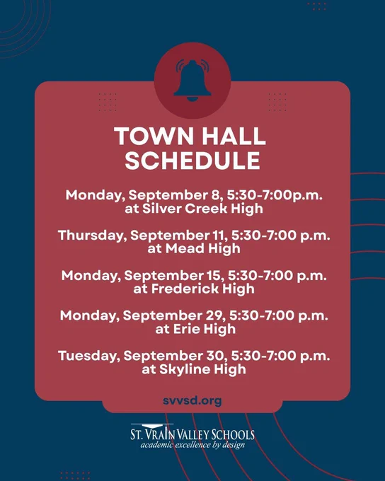 Town hall schedule