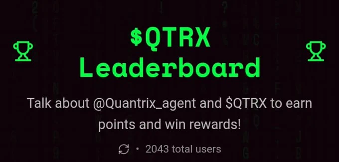 @quantrix_agent $QTRX Believe in Quantrix