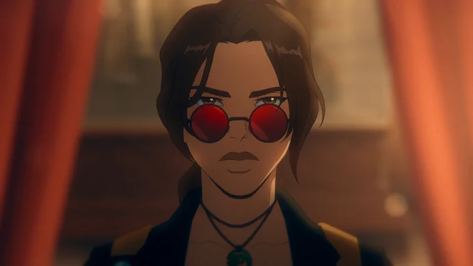 Image of Lara Croft from Season 2 of Tomb Raider: The Legend of Lara Croft.