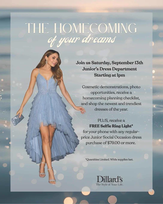 Dress event at Dillards
