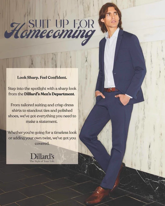 Suit opportunity at Dillard's