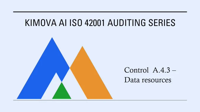Annex A Control A.4.3 – Data Resources focuses on ensuring that organizations have access to reliable, relevant, and responsibly managed datasets. It emphasizes the importance of data integrity, security, and availability to build AI systems that are both effective and trustworthy.