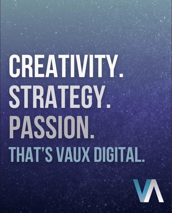 That’s VAUX Digital. Get to know us, how we work, and what we do, all with creativity, strategy, and passion. We want to support you and your story. Reach out and see how we can make your vision come to life.

Explore our website to find out more and contact us! https://vauxdigital.com

#webdevelopment #webdesign #creativitystrategypassion #VAUX #vauxdigital #website