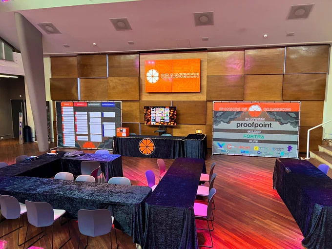 Orangecon security conference in Amsterdam, 2025 edition - villages area