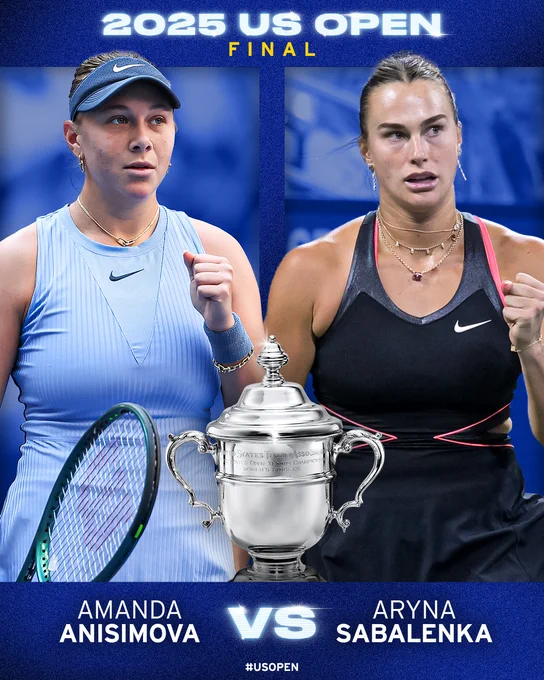 Amanda Anisimova vs Aryna Sabalenka US Open women's singles final 