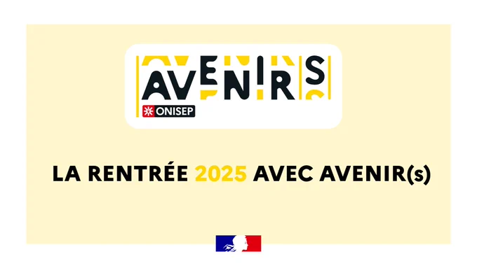 La rentrée 2025 avec Avenir(s), plateforme de l'Onisep