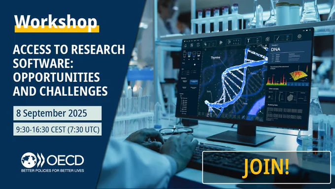 OECD workshop on access to research software: opportunities and challenges, 8 September 2025, 9:30-16:30 CET