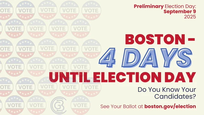 Boston - 4 days until Election Day!