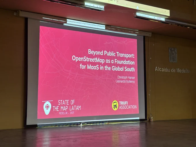 Presentación Beyond Public Transport: OpenStreetMap as a Foundation for MaaS in the Global South