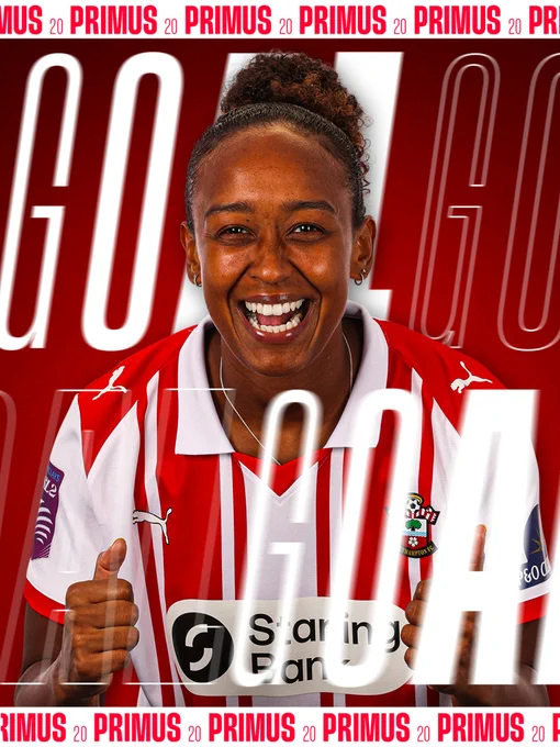 Goal graphic for Southampton FC Women, Atlanta Primus the goalscorer