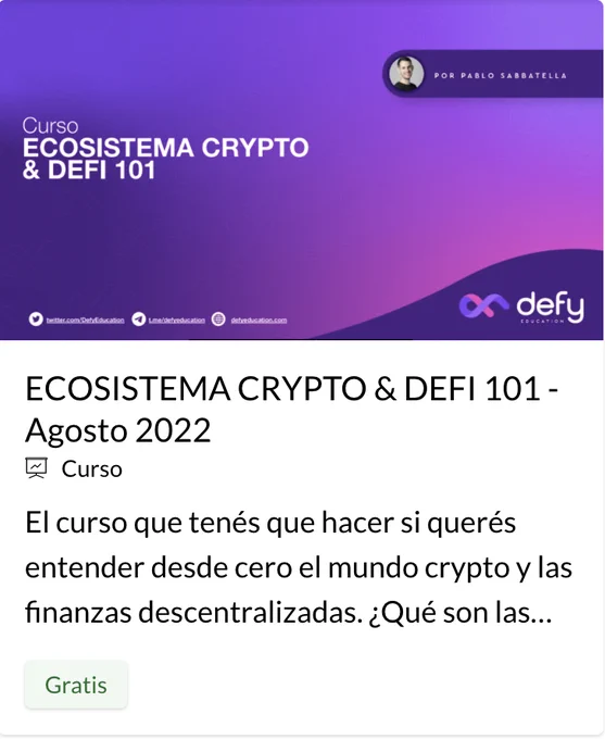 Ecosistema crypto y defi