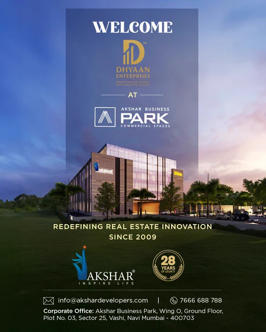 Welcoming Dhyaan Enterprises to Akshar Business Park!