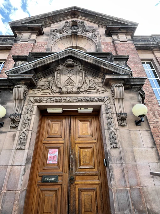 The University of Edinburgh School of Chemistry, Joseph Black Building, front door