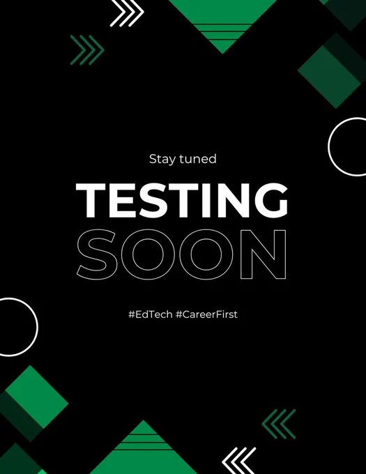 Testing soon