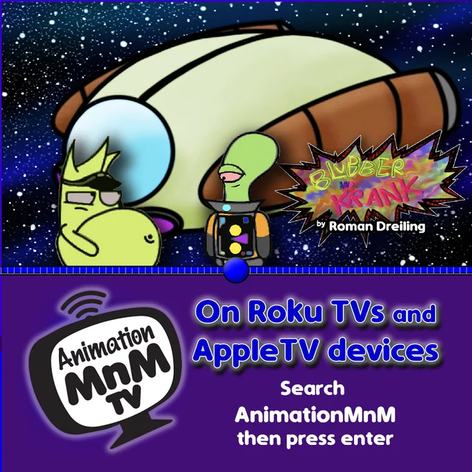 Blubber and Krank on AnimationMnM - they stream indie animation every day