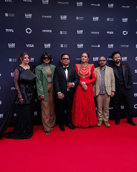 Team Bayaan walking the red carpet at Toronto International Film Festival 2025