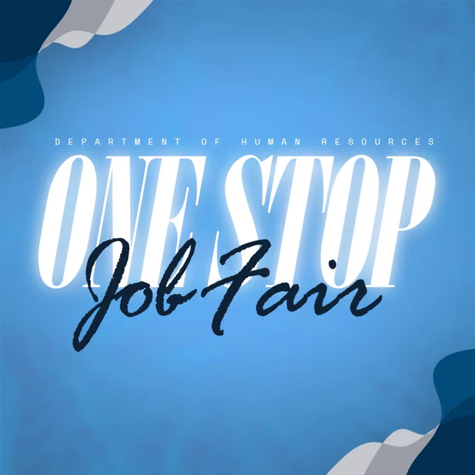 One stop job fair graphic