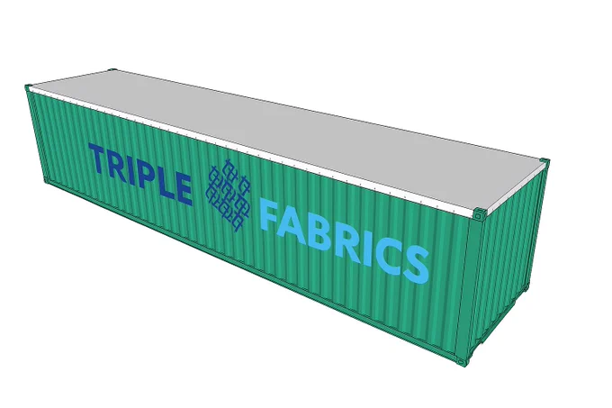 - afdekzeilen voor 40-voets containers.