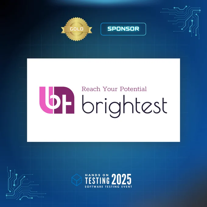 Brightest - Sponsor Gold de la conferencia Hands-On Testing 2025
