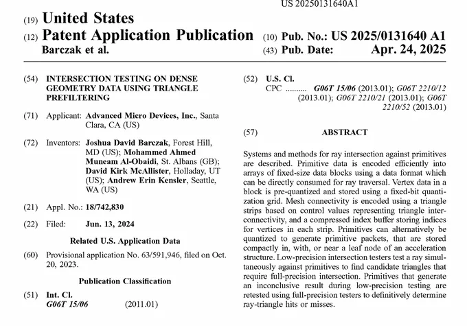 DGF format leveraged for low precision/INT triangle prefiltering