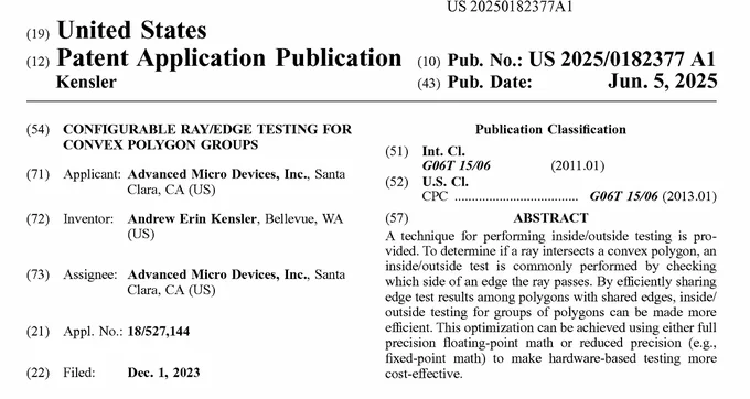 Shared ray/edge testing speedup and could be leveraged with DGF block mass parallel testing for further speedups.