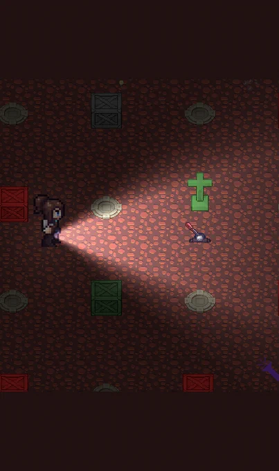 Screenshot of puzzle explorative gameplay of Graveyard Mansion