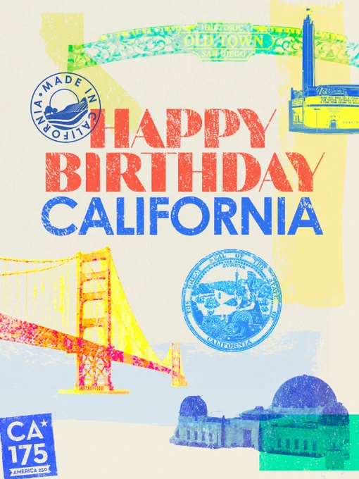 Happy Birthday, California!