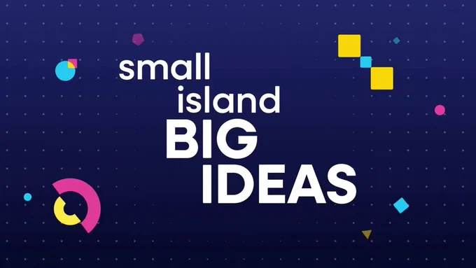 A graphic for the TaiwanPlus program small island BIG IDEAS featuring Audrey Tang, Taiwan’s cyber ambassador, first digital minister and architect of the Taiwan Model of digital diplomacy.