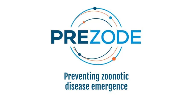 The PREZODE logo; Preventing zoonotic disease emergence.