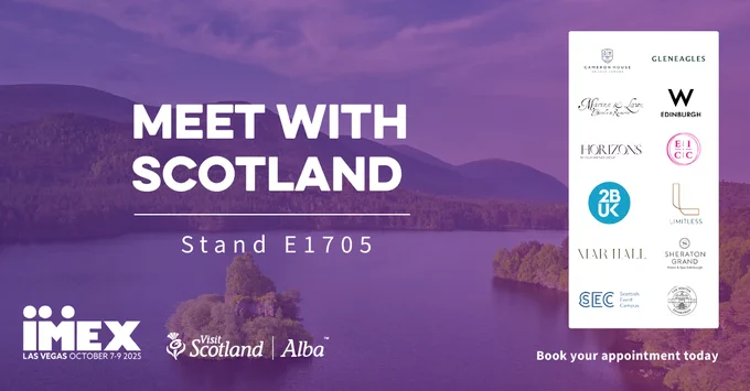 Meet with Scotland
Stand E1705
Book your appointment today