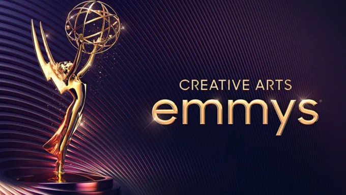 "Creative Arts Emmys" with awards statue