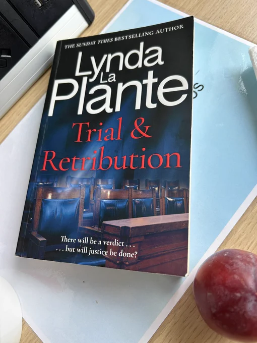 Photo of the book “Trial & Retribution” by Lynda La Plante
