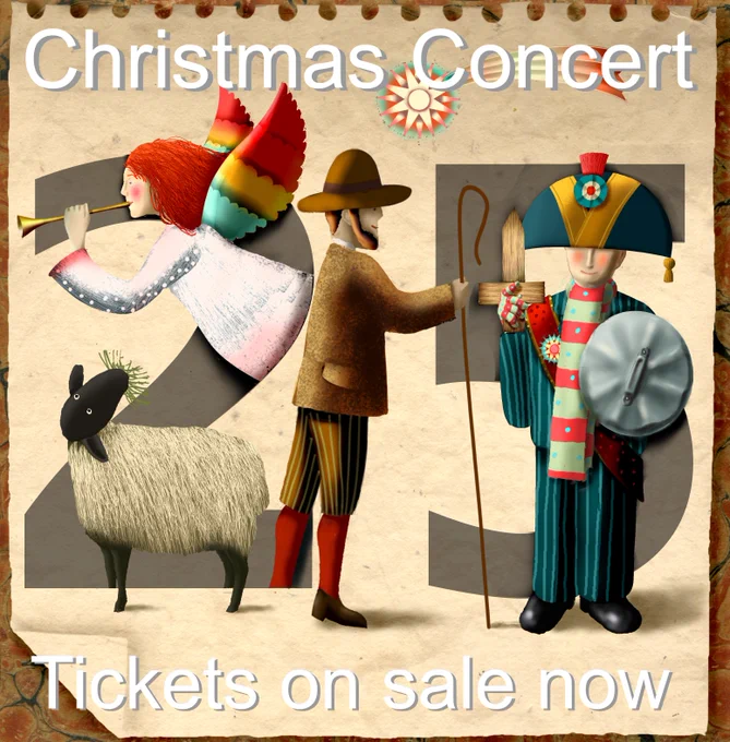 Poster for Magpie Lane Christmas concert