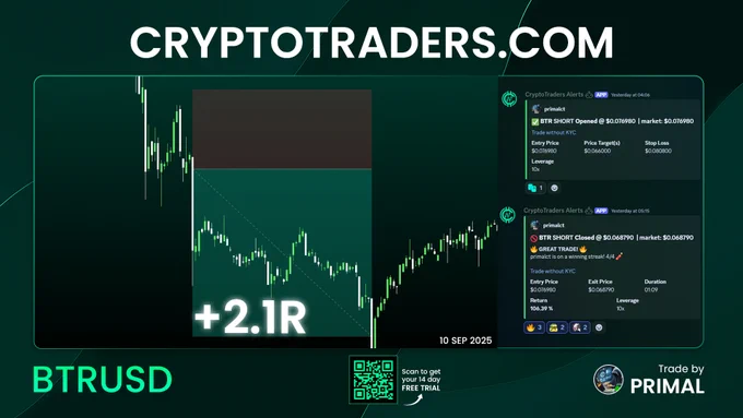 #BTR #SHORT #TRADE #CRYPTO