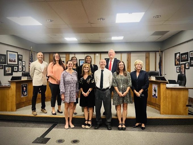 Board of education members and our SWAP team.