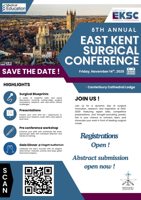 Surgical conference poster
