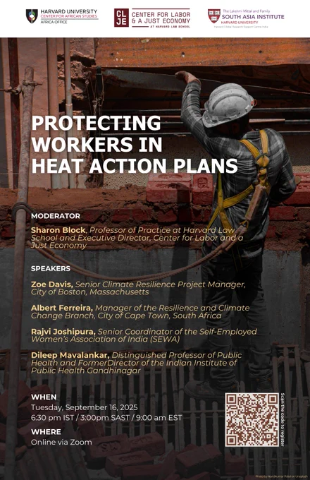 Heat Action Plan webinar poster.