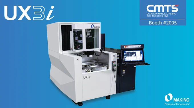 CMTS
Canadian Manufacturing Technology Show
Makino Booth #2005
Toronto, Canada

UX3i
Wire EDM

Makino 
Promise of Performance