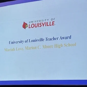 Mariah Love Teacher of Year Recognition