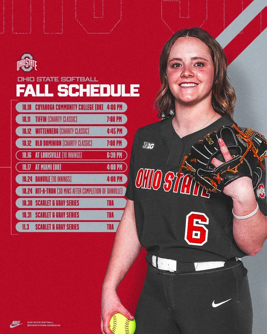 Fall Schedule 2025