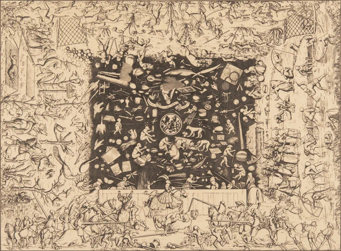 Der Holbientisch. Production: Statcher Victor Jasper, Vienna; owner Barbara Brunner, Basel. 1878. 51 x 58.9 cm.  National Museum of Switzerland.