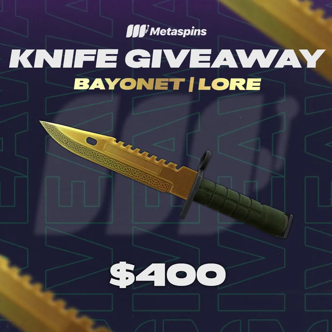 @MetaspinsCasino x @NadesOutHere - Bayonet Lore $400 | CS2 Giveaway 