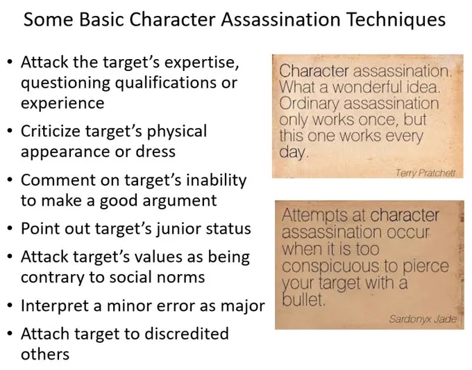 The Art Of Character Assassination (  Podcast)