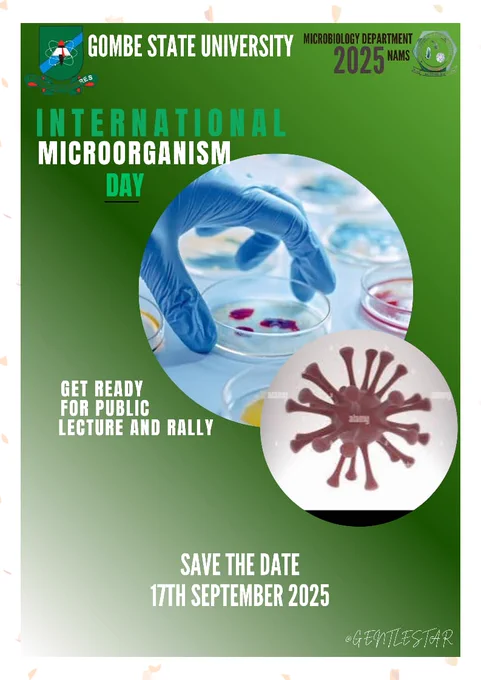 🌍🔬 Celebrating the unseen heroes of life! Join us this 17th September for the NAMS International Microorganisms Day 🎉💡. Let’s explore the wonders & impact of microbes together!



