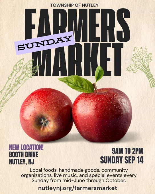 Apples | Township of Nutley Farmers Market, Booth Drive, Nutley, NJ | Sundays 9am-2pm from mid-June through October